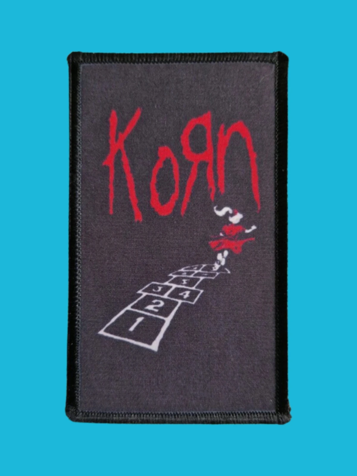Patch Korn - Follow the Leader - Imprimé - Rectangle de 6 x 10 centimètres